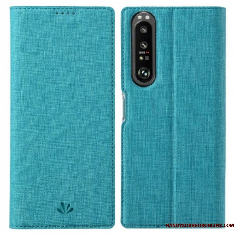 Cover Sony Xperia 1 III Flip Cover Tekstureret Vili Dmx