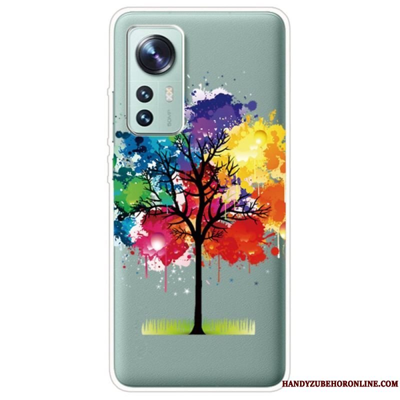 Cover Xiaomi 12 / 12X Akvarel Træ