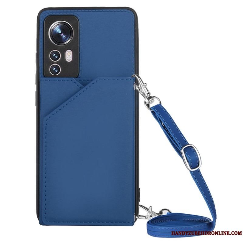 Cover Xiaomi 12 / 12X Kortholder Og Skulderrem