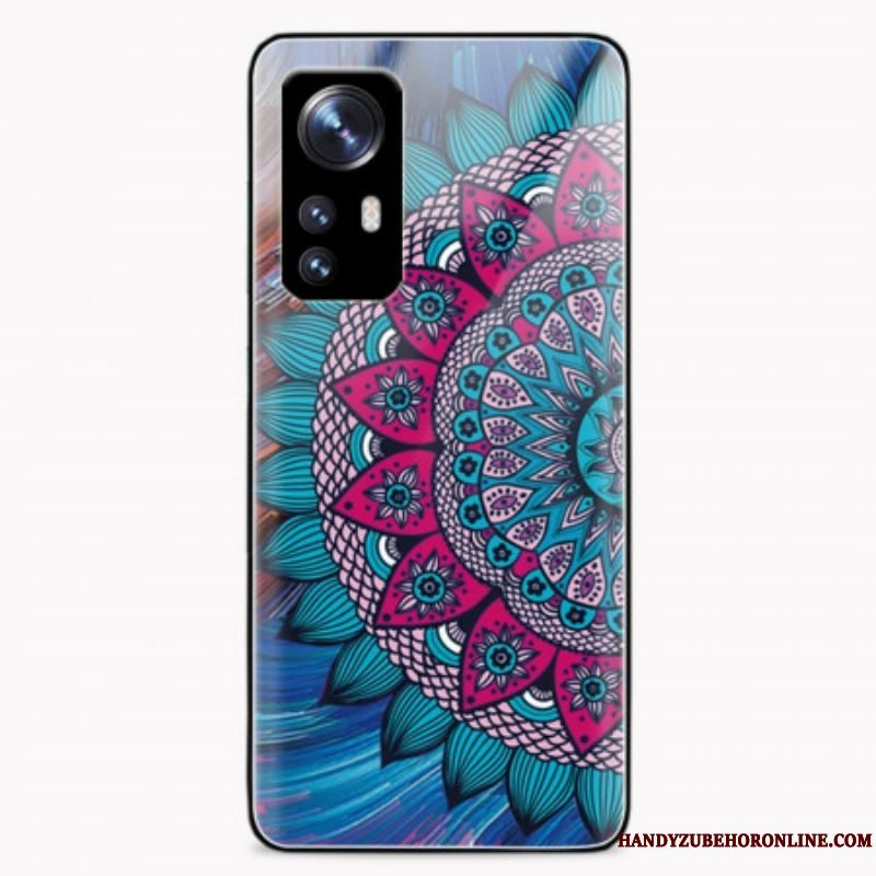 Cover Xiaomi 12 / 12X Mandala Hærdet Glas