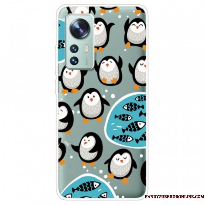 Cover Xiaomi 12 / 12X Pingviner Og Fisk