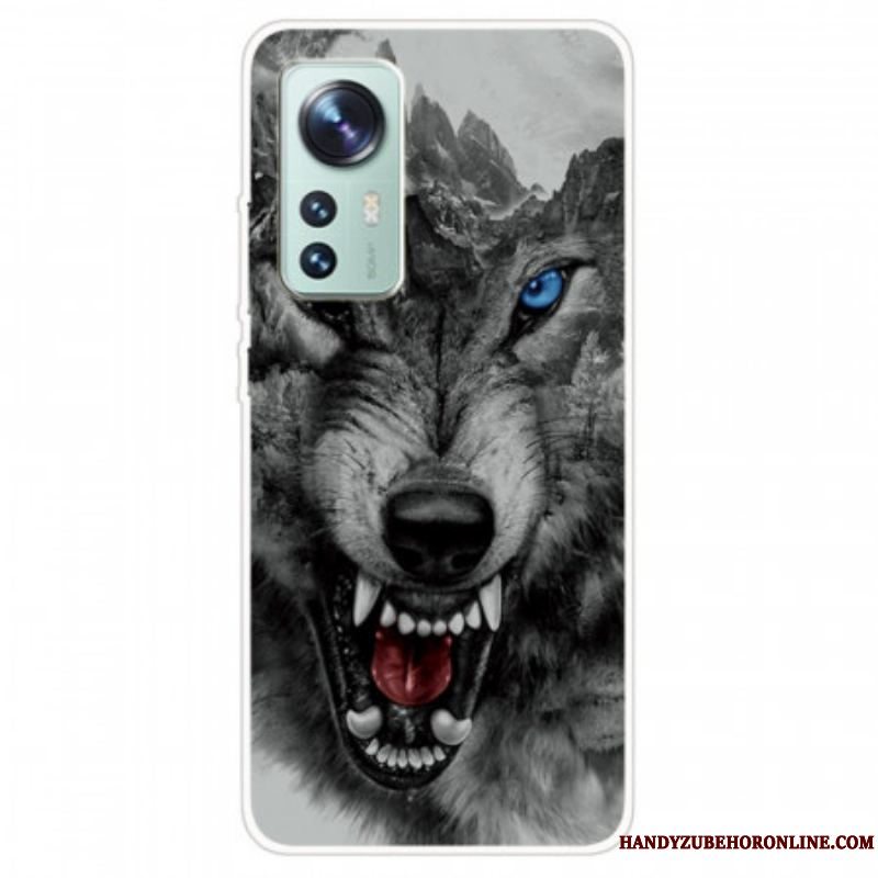 Cover Xiaomi 12 / 12X Silikone Wild Wolf