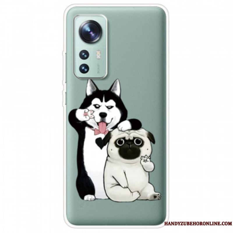 Cover Xiaomi 12 / 12X Sjove Hunde