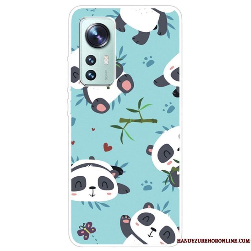 Cover Xiaomi 12 Pro Silikone Bundt Pandaer