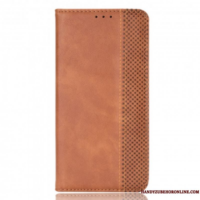 Cover Xiaomi Redmi Note 10 / 10S Flip Cover Stiliseret Vintage Lædereffekt