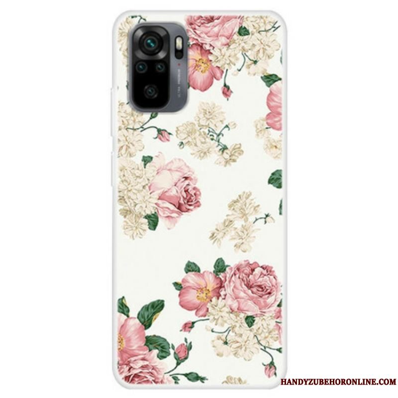 Cover Xiaomi Redmi Note 10 / 10S Frihedsblomster