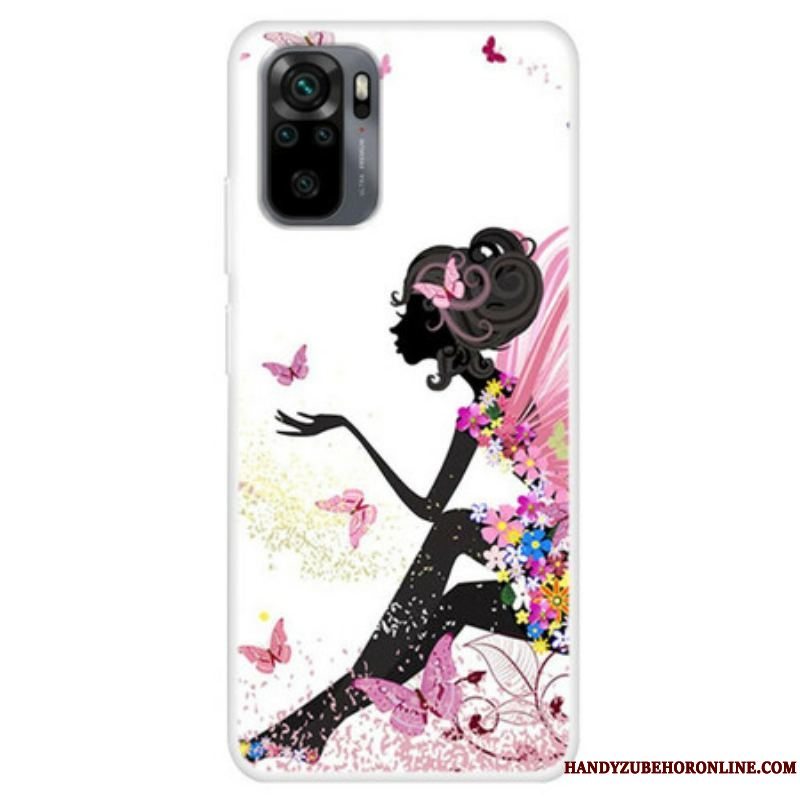 Cover Xiaomi Redmi Note 10 / 10S Sommerfugledame