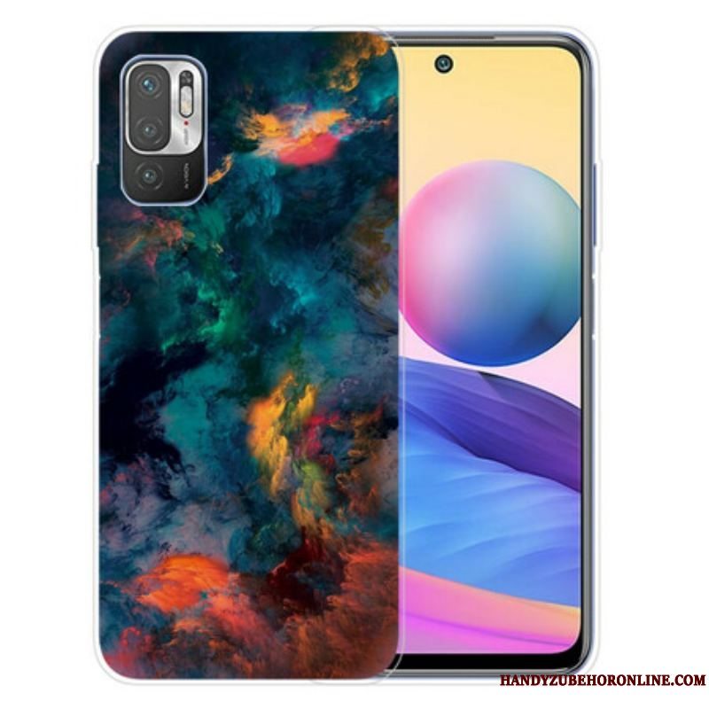 Cover Xiaomi Redmi Note 10 5G Farverige Skyer