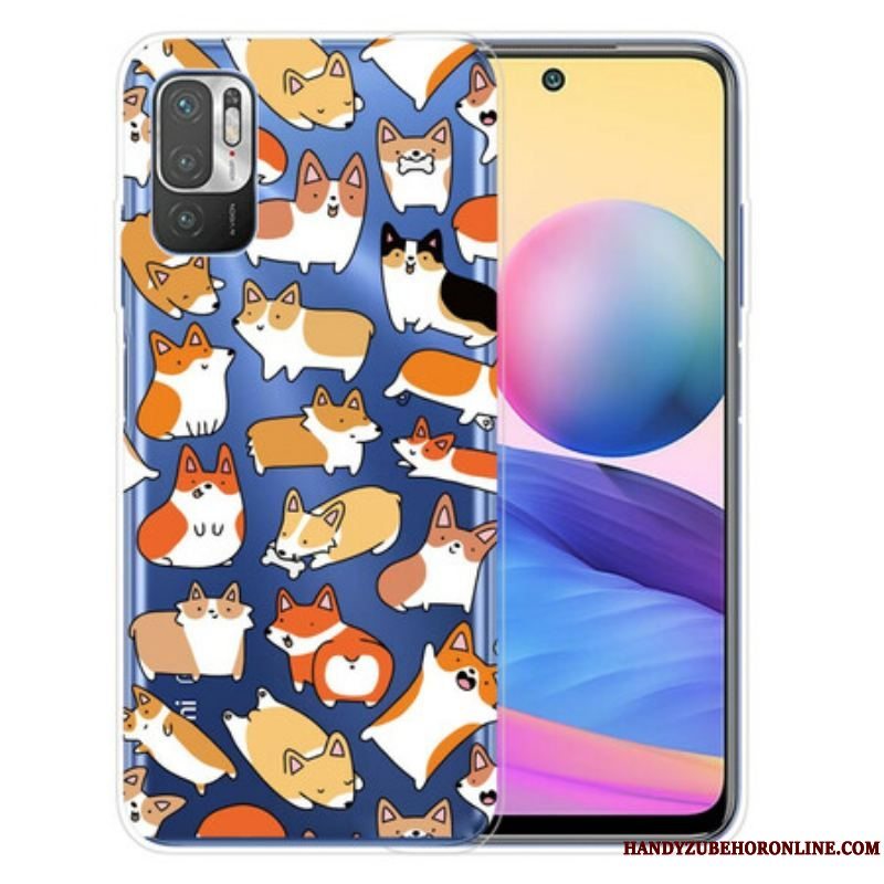 Cover Xiaomi Redmi Note 10 5G Flere Hunde