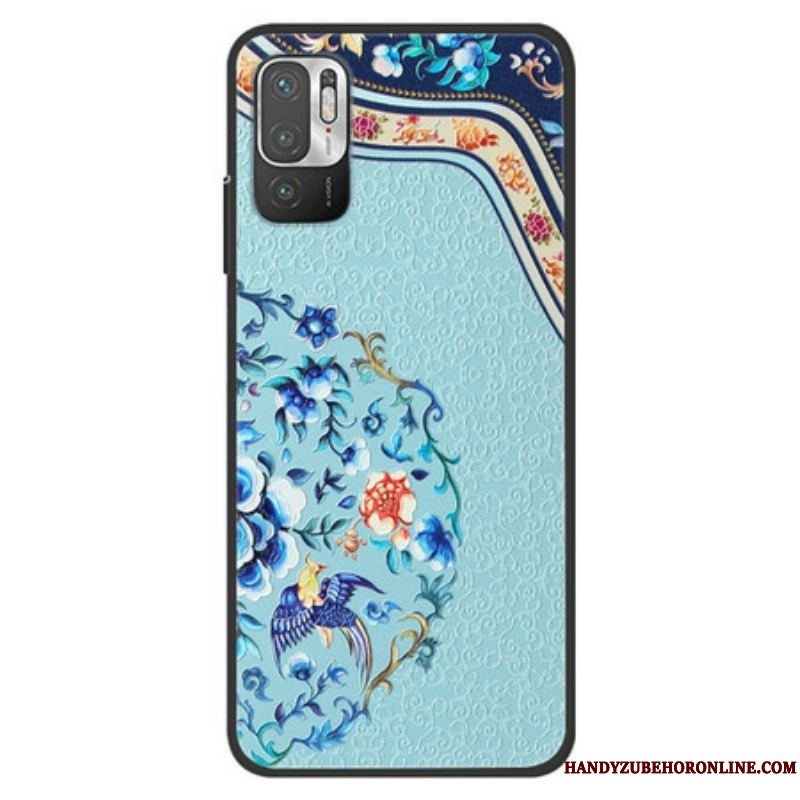 Cover Xiaomi Redmi Note 10 5G Fugl Og Blomst