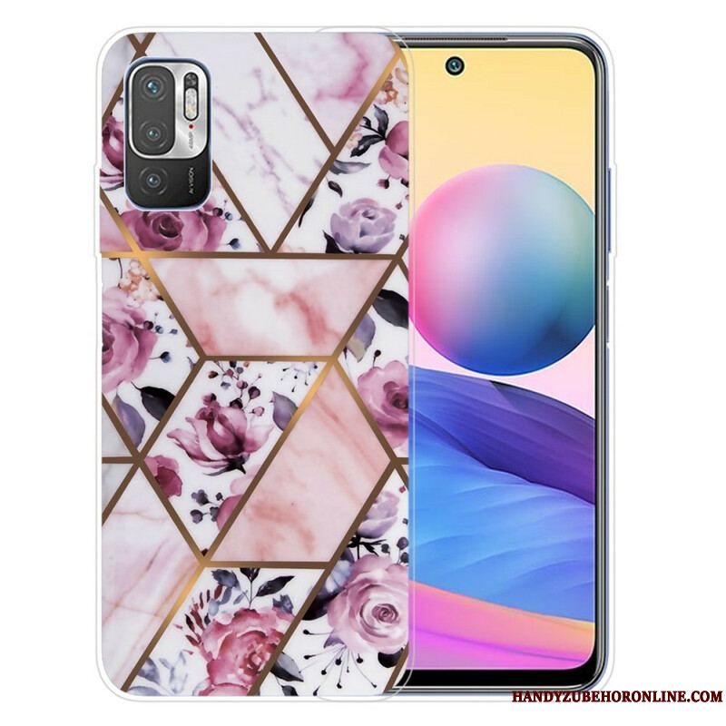 Cover Xiaomi Redmi Note 10 5G Geometrisk Marmor