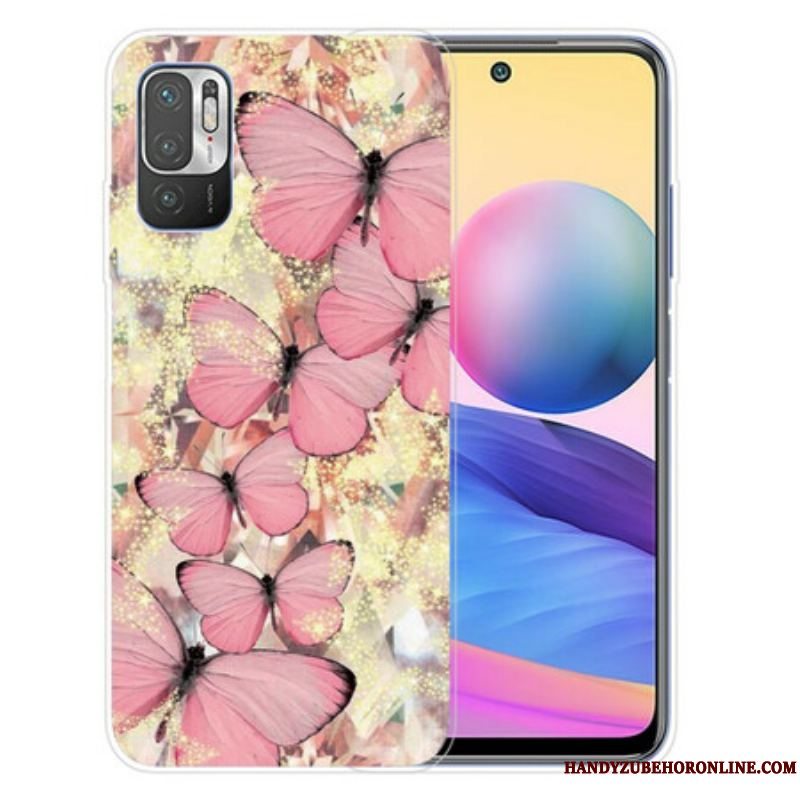 Cover Xiaomi Redmi Note 10 5G Kongelige Sommerfugle