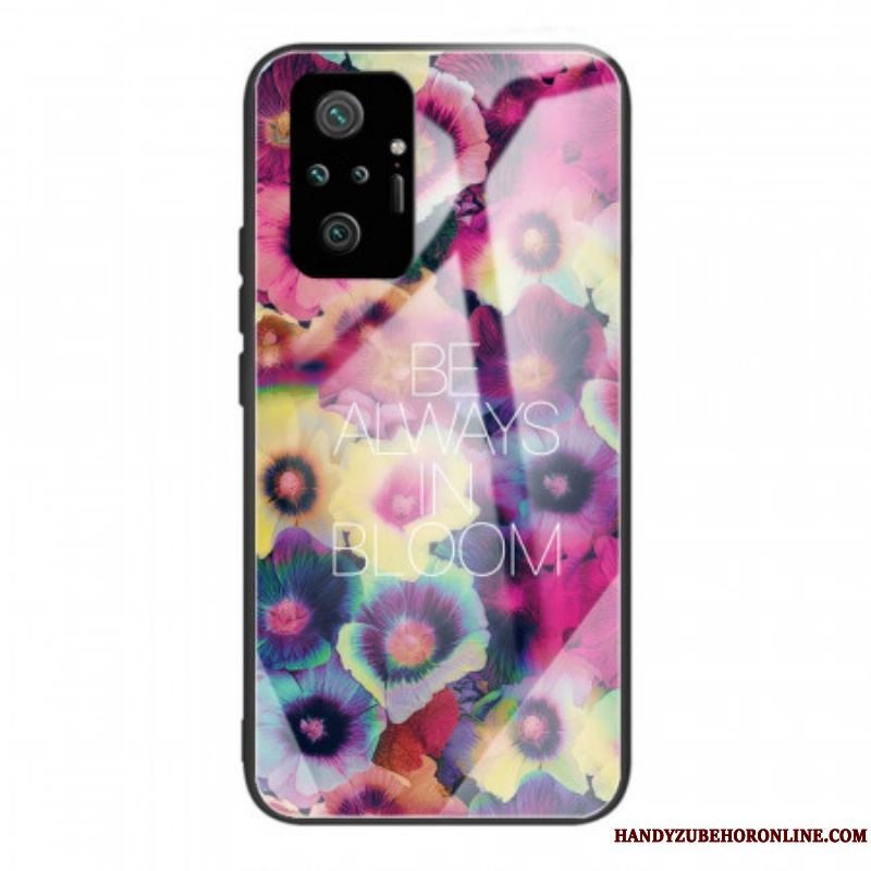 Cover Xiaomi Redmi Note 10 Pro Be Always In Bloom Hærdet Glas