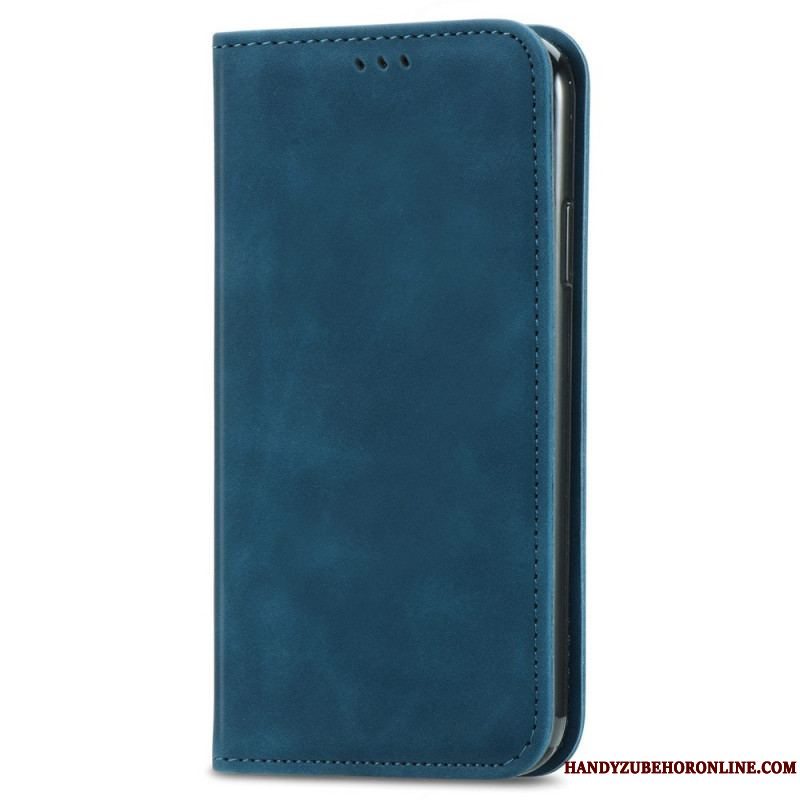 Cover Xiaomi Redmi Note 11 / 11S Flip Cover Vintage Lædereffekt