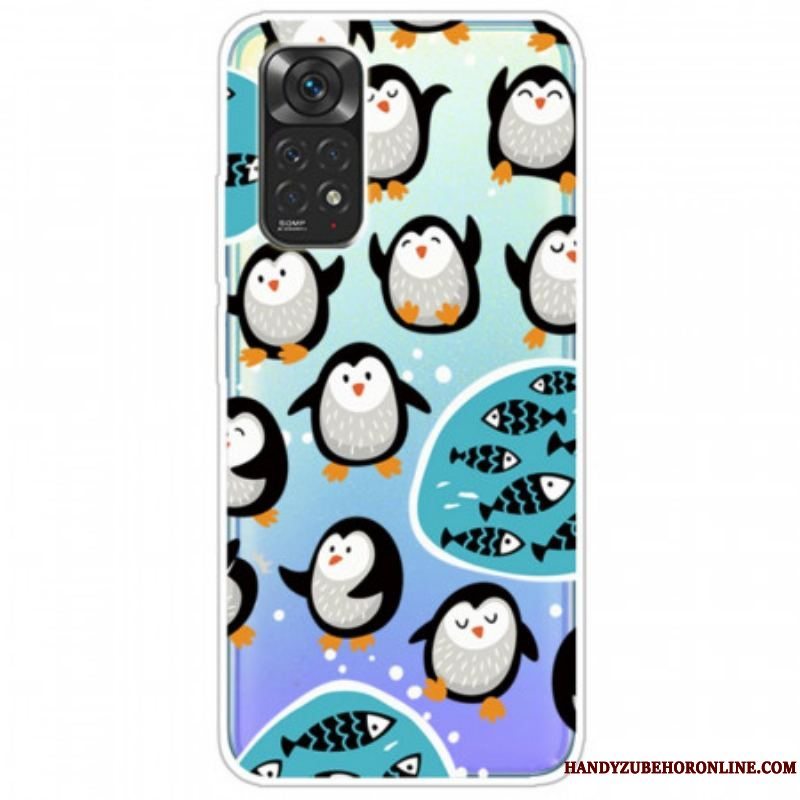 Cover Xiaomi Redmi Note 11 / 11S Pingviner Og Fisk