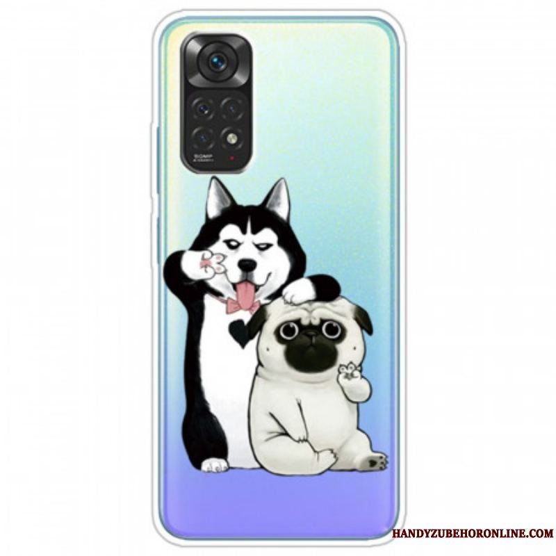 Cover Xiaomi Redmi Note 11 / 11S Sjove Hunde