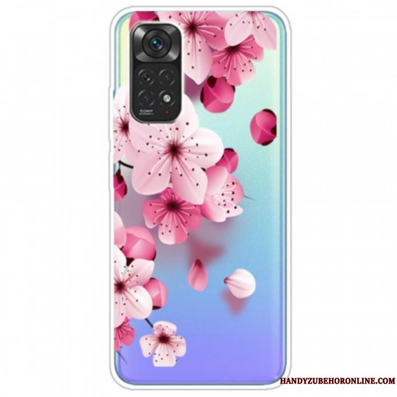 Cover Xiaomi Redmi Note 11 / 11S Små Lyserøde Blomster