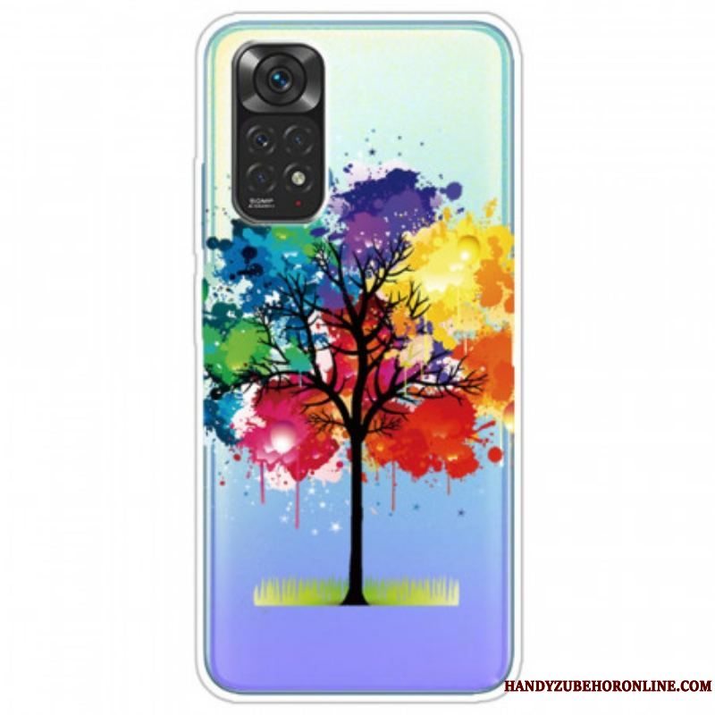 Cover Xiaomi Redmi Note 11 / 11S Sømløst Akvareltræ
