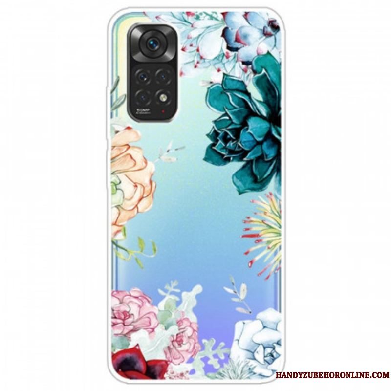 Cover Xiaomi Redmi Note 11 Pro / 11 Pro 5G Akvarel Blomster