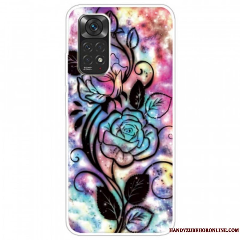 Cover Xiaomi Redmi Note 11 Pro / 11 Pro 5G Blomsterdesign