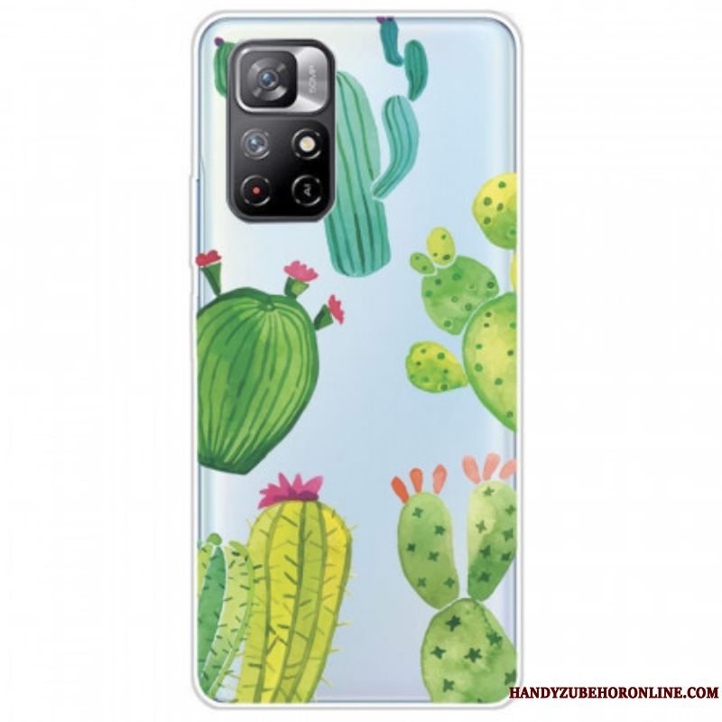 Cover Xiaomi Redmi Note 11 Pro Plus 5G Akvarel Kaktusser