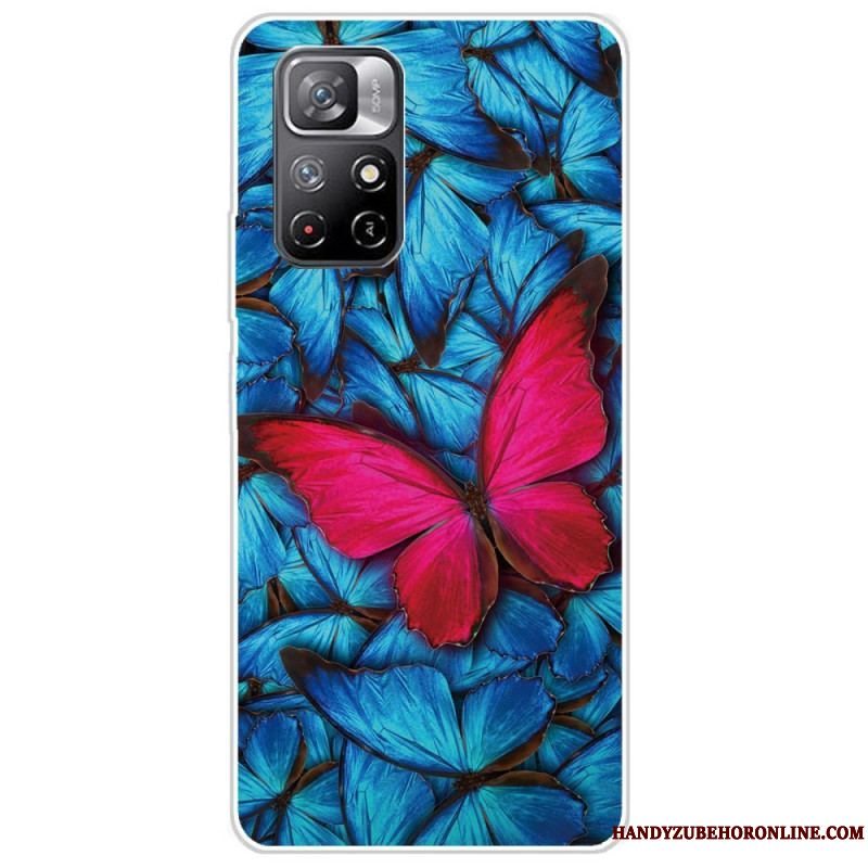 Cover Xiaomi Redmi Note 11 Pro Plus 5G Fleksible Sommerfugle