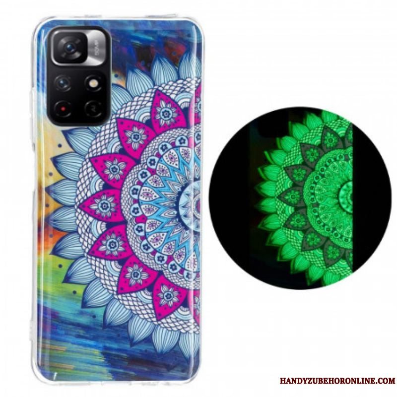 Cover Xiaomi Redmi Note 11 Pro Plus 5G Fluorescerende Farverig Mandala