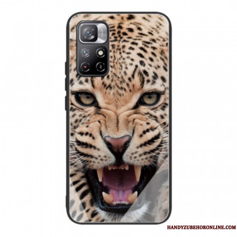 Cover Xiaomi Redmi Note 11 Pro Plus 5G Leopard Hærdet Glas