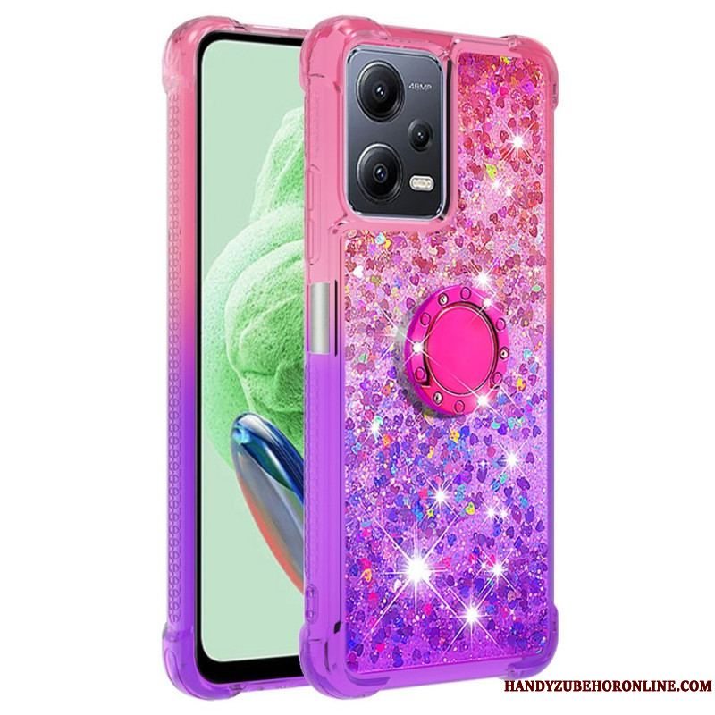 Cover Xiaomi Redmi Note 12 5G Glitter Ring-bracket