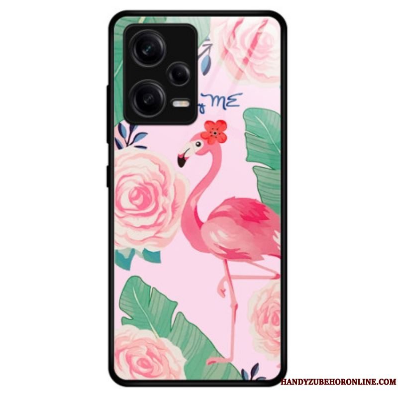 Cover Xiaomi Redmi Note 12 Pro Flamingo Hærdet Glas