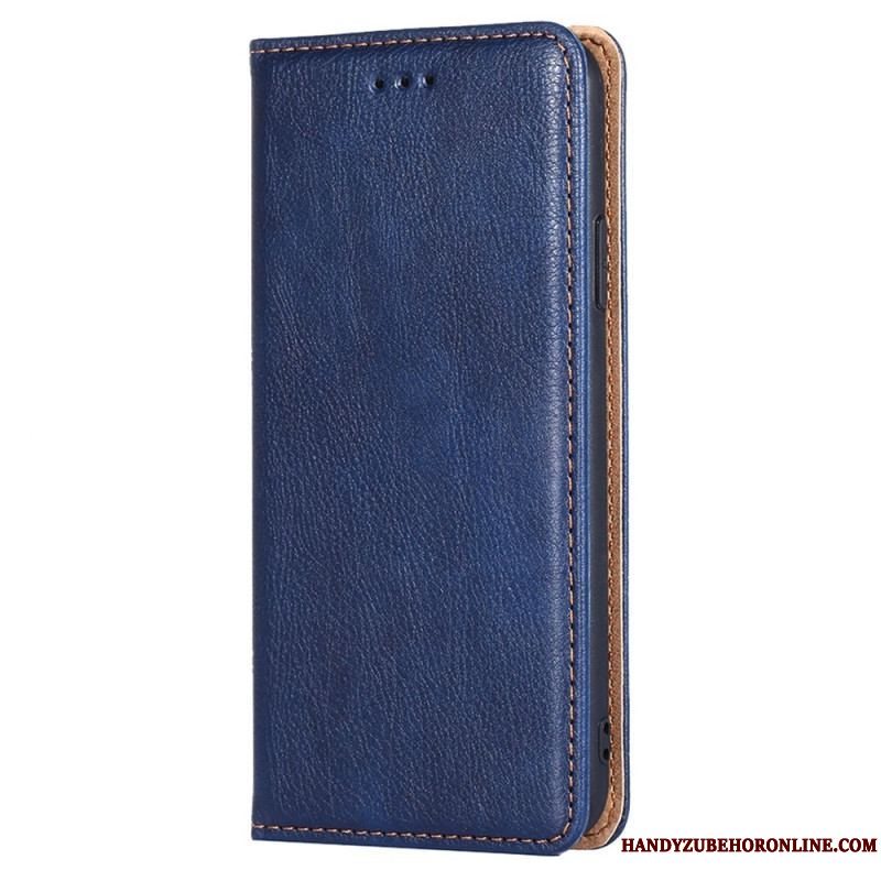 Cover Xiaomi Redmi Note 12 Pro Plus Flip Cover Imiteret Lædersøm