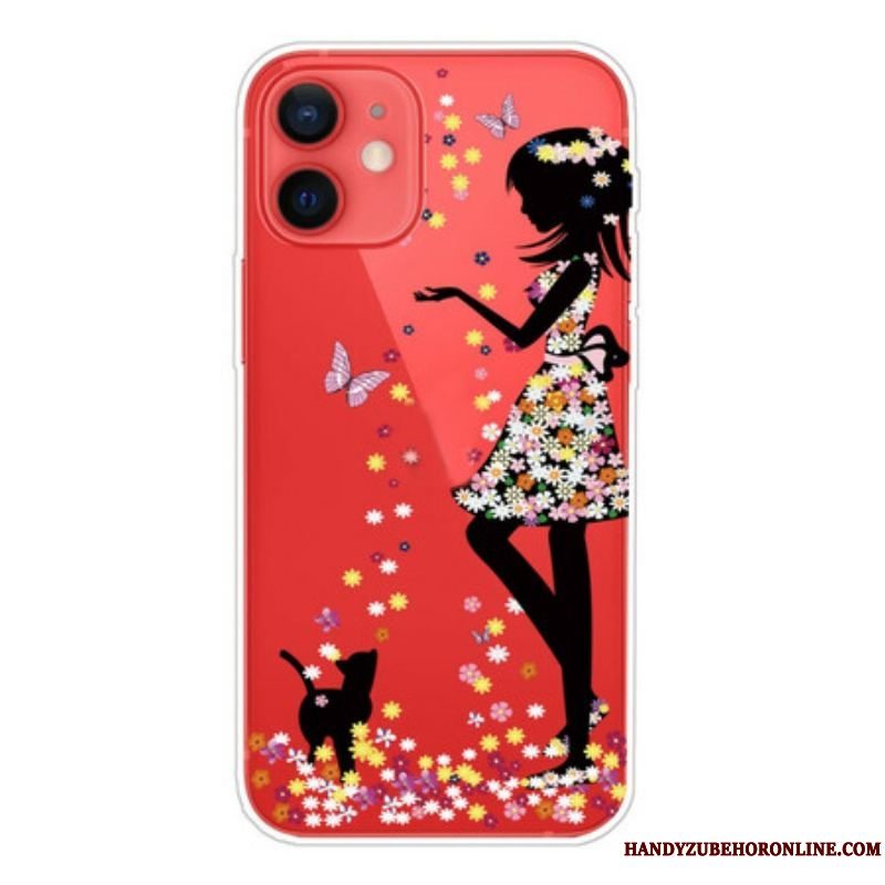 Cover iPhone 13 Mini Blomsterpige