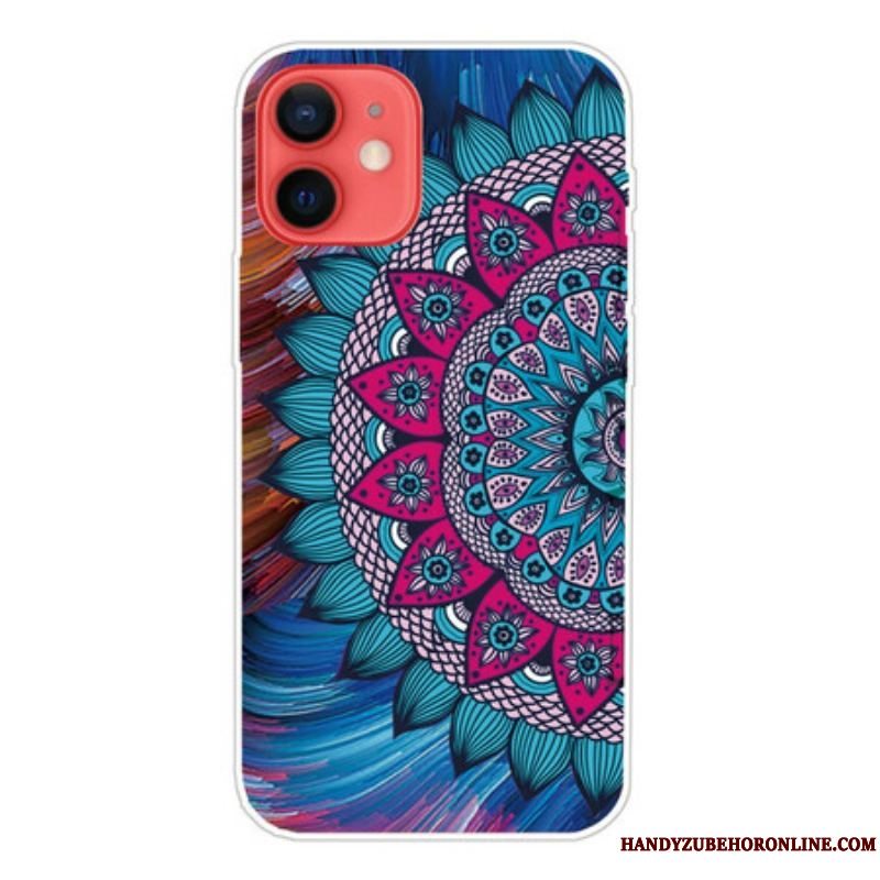 Cover iPhone 13 Mini Farverig Mandala