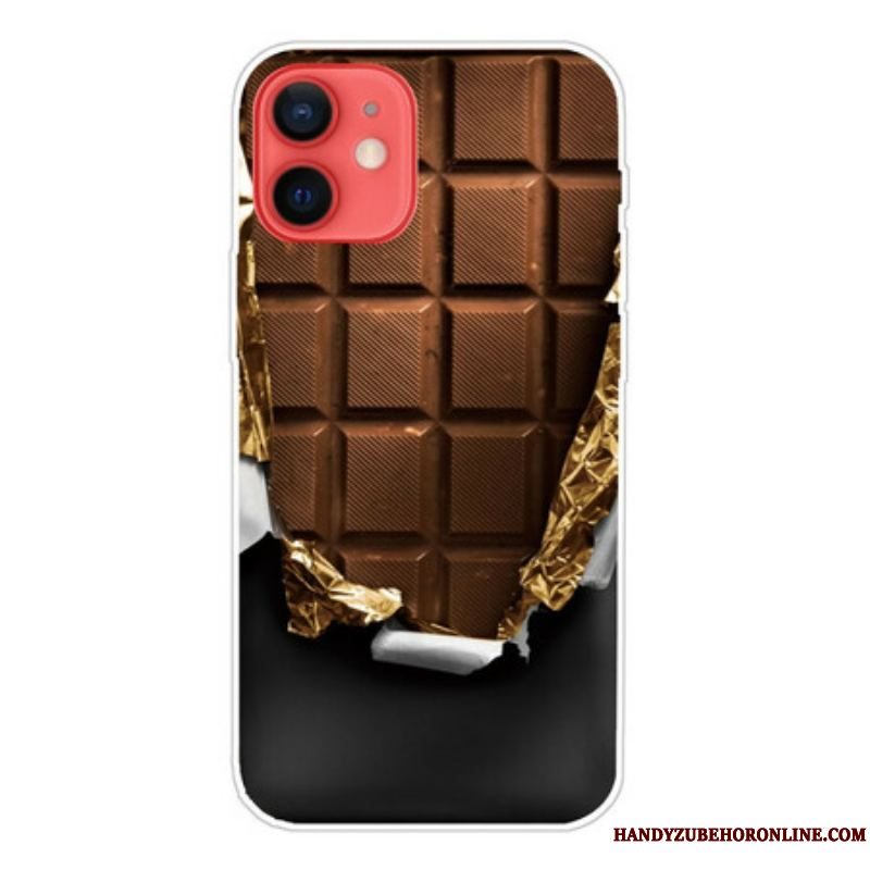 Cover iPhone 13 Mini Fleksibel Chokolade