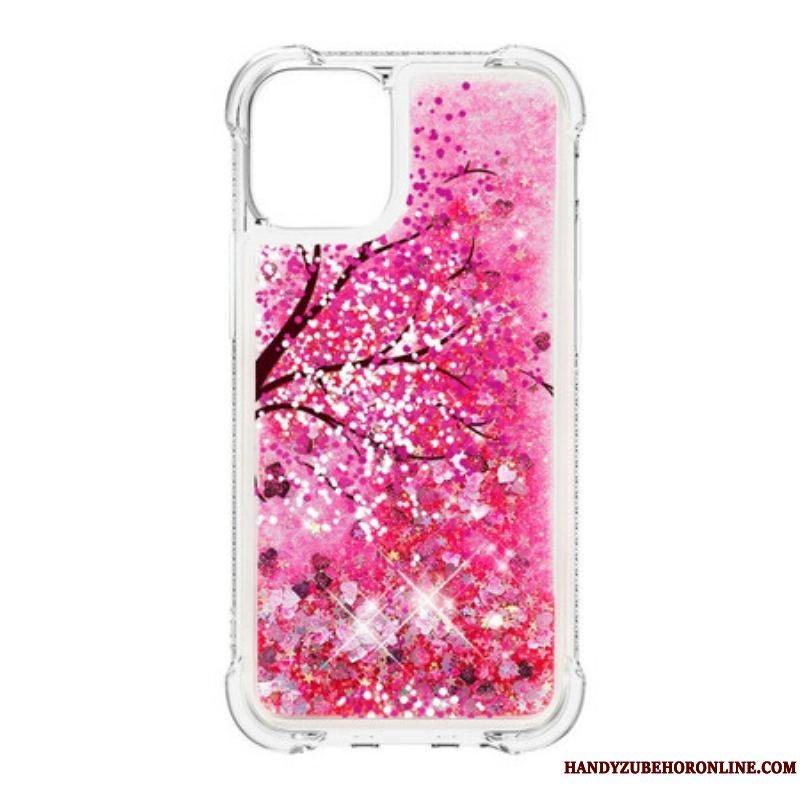 Cover iPhone 13 Mini Glitter Træ