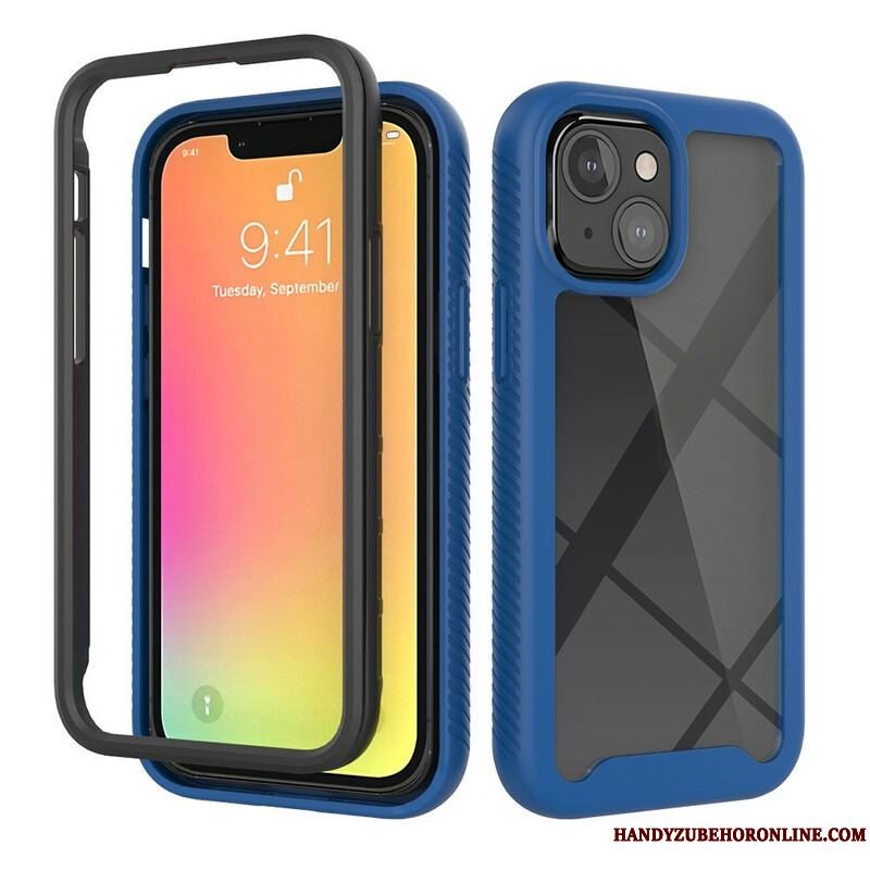 Cover iPhone 13 Mini Hybrid Design Silikone Kanter