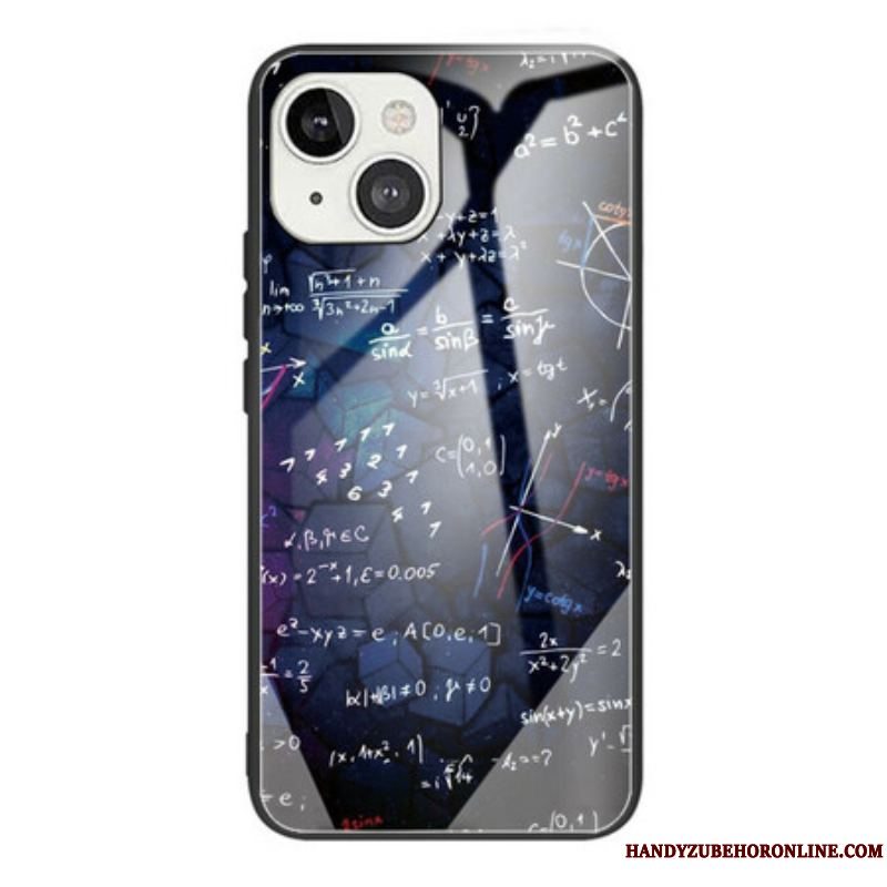 Cover iPhone 13 Mini Matematiske Beregninger Af Hærdet Glas