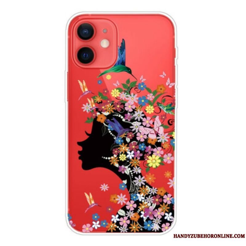 Cover iPhone 13 Mini Smukt Blomsterhoved