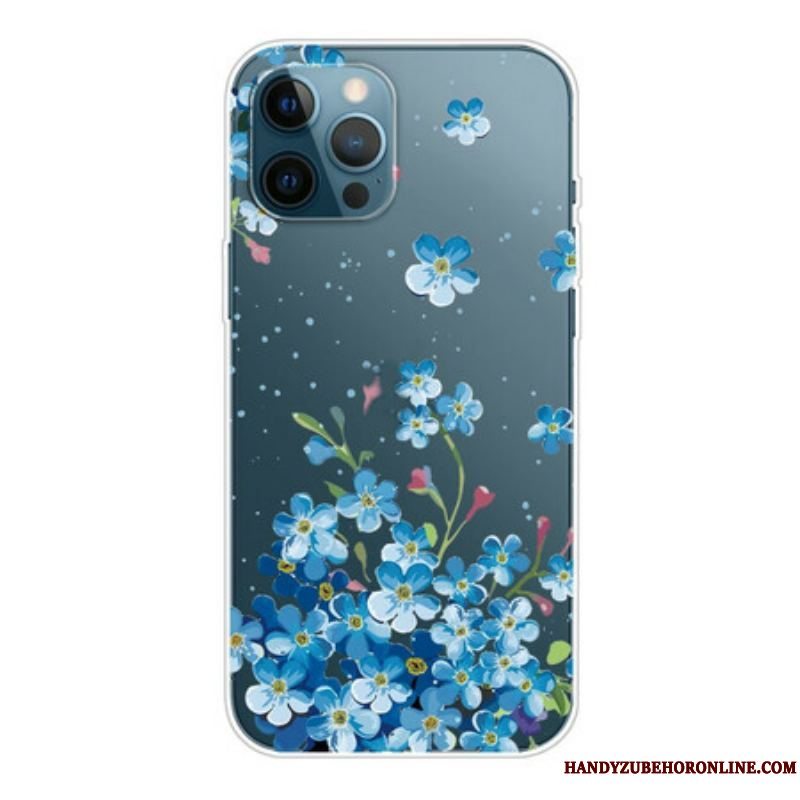 Cover iPhone 13 Pro Buket Blå Blomster