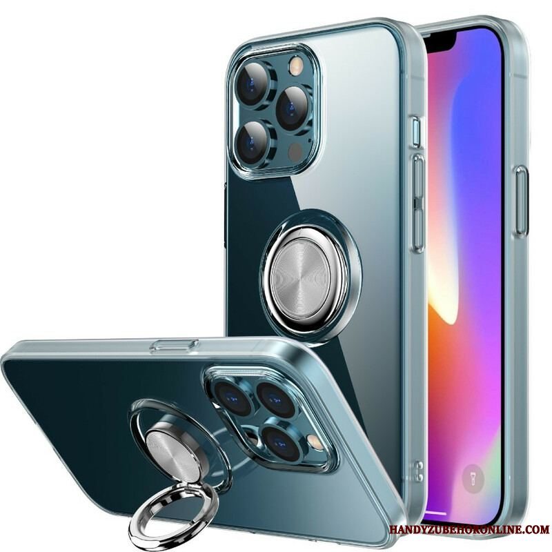 Cover iPhone 13 Pro Gennemsigtig Med Ring-support