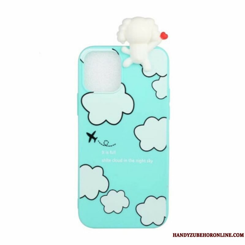 Cover iPhone 13 Pro Hund I Skyerne 3d