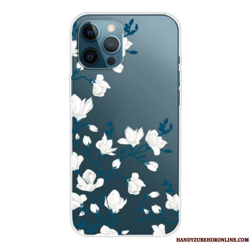 Cover iPhone 13 Pro Hvide Blomster