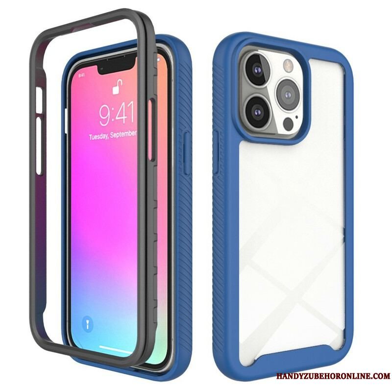 Cover iPhone 13 Pro Hybrid Design Silikone Kanter