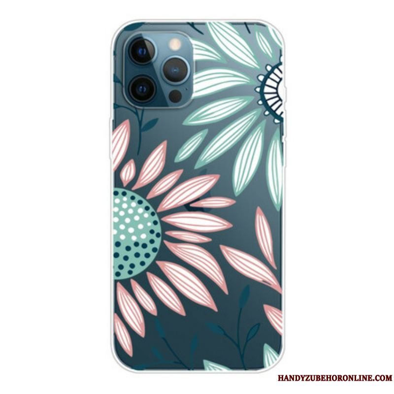 Cover iPhone 13 Pro Max Gennemsigtig En Blomst