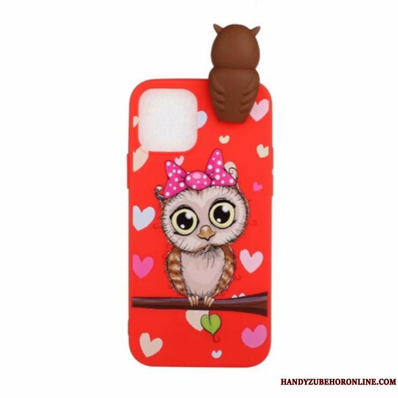 Cover iPhone 13 Pro Max Miss Owl 3d