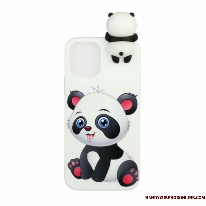 Cover iPhone 13 Pro Max Sød Panda 3d