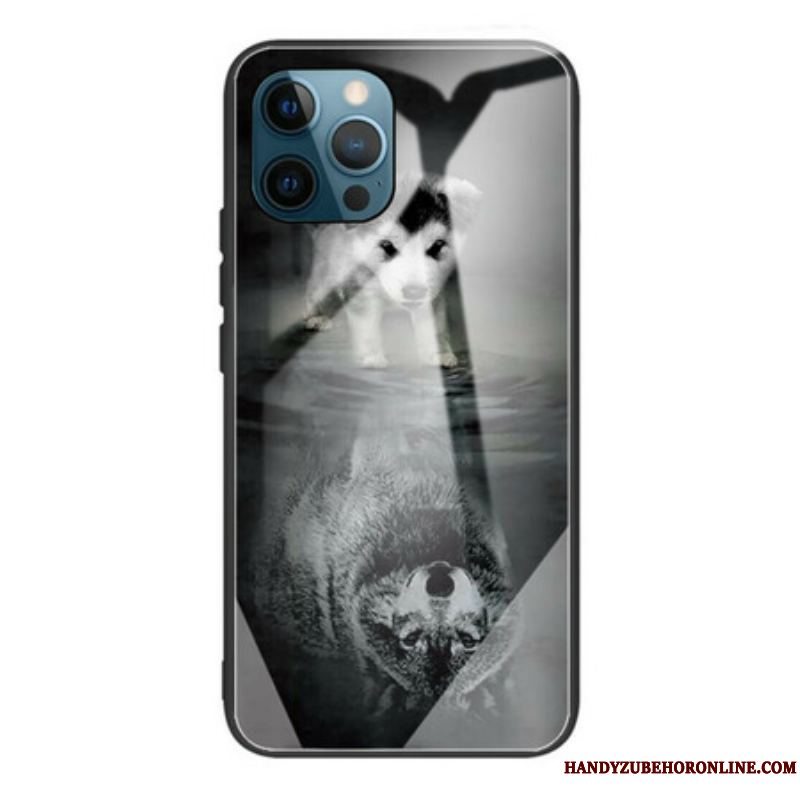 Cover iPhone 13 Pro Puppy Dream Hærdet Glas