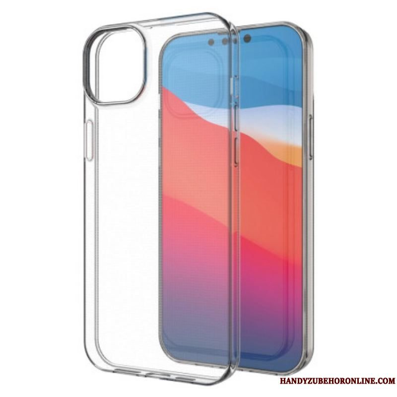 Cover iPhone 14 Plus Gennemsigtig Anti-gulning