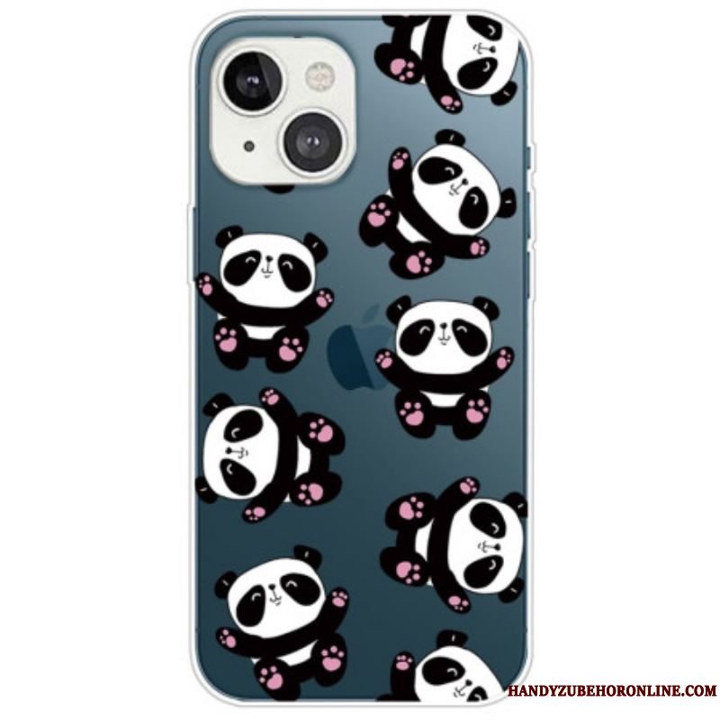 Cover iPhone 14 Plus Små Pandaer