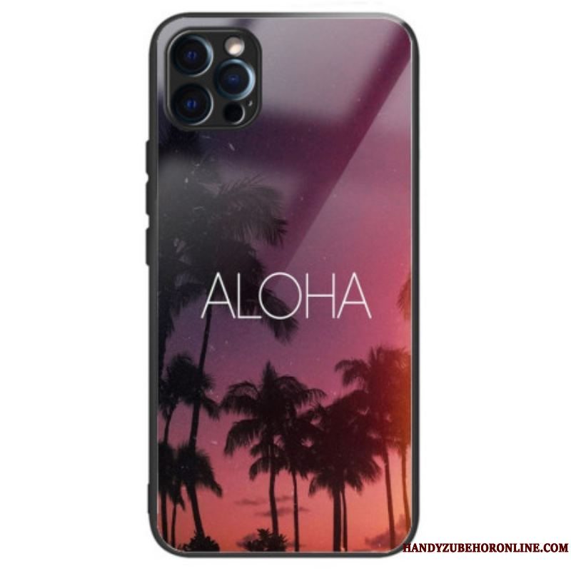 Cover iPhone 14 Pro Aloha Hærdet Glas